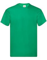 Fruit of the Loom Original T-Shirt mit Rundhalsausschnitt, Black XXL, F110 – Verde kelly
