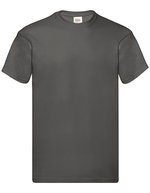 Fruit of the Loom Original T-Shirt mit Rundhalsausschnitt, Black XXL, F110 – Chiaro Grafite (Unito)