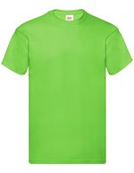 Fruit of the Loom Original T-Shirt mit Rundhalsausschnitt, Black XXL, F110 – Lime