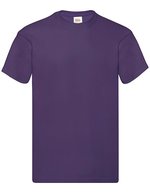Fruit of the Loom Original T-Shirt mit Rundhalsausschnitt, Black XXL, F110 – Viola