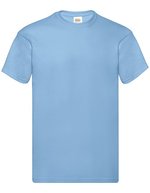 Fruit of the Loom Original T-Shirt mit Rundhalsausschnitt, Black XXL, F110 – Azzurro cielo