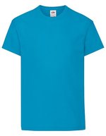 Fruit of the Loom T-Shirt 100% Baumwolle, Rundhals für Kinder – Azure Blue