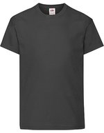 Fruit of the Loom T-Shirt 100% Baumwolle, Rundhals für Kinder – Black