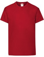 Fruit of the Loom T-Shirt 100% Baumwolle, Rundhals für Kinder – Brick Red