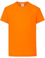 Fruit of the Loom T-Shirt 100% Baumwolle, Rundhals für Kinder, White 104, F110K – Orange