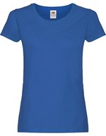Fruit of the Loom T-Shirt mit Slim Passform für Damen, White XS, F111 – Blu reale