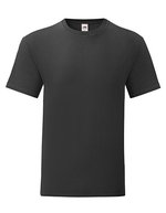 Fruit of the Loom Iconic T-Shirt 100% Baumwolle, Fashion Fit – Black