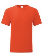 Fruit of the Loom Iconic T-Shirt 100% Baumwolle, Fashion Fit, Natural M, F130 – Flame