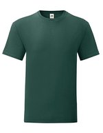 Fruit of the Loom Iconic T-Shirt 100% Baumwolle, Fashion Fit, Natural M, F130 – Forest Green