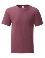 Fruit of the Loom Iconic T-Shirt 100% Baumwolle, Fashion Fit, Natural M, F130 – Heather Burgundy