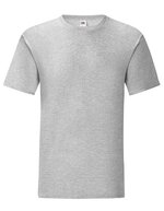 Fruit of the Loom Iconic T-Shirt 100% Baumwolle, Fashion Fit, Natural M, F130 – Heather Grey