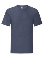 Fruit of the Loom Iconic T-Shirt 100% Baumwolle, Fashion Fit, Natural M, F130 – Heather Navy