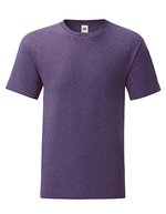 Fruit of the Loom Iconic T-Shirt 100% Baumwolle, Fashion Fit, Natural M, F130 – Heather Purple