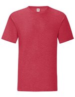Fruit of the Loom Iconic T-Shirt 100% Baumwolle, Fashion Fit, Natural M, F130 – Heather Red