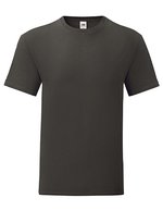 Fruit of the Loom Iconic T-Shirt 100% Baumwolle, Fashion Fit, Natural M, F130 – Light Graphite (Solid)