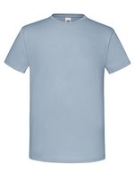 Fruit of the Loom Iconic T-Shirt 100% Baumwolle, Fashion Fit, Natural M, F130 – Mineral Blue