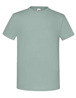 Fruit of the Loom Iconic T-Shirt 100% Baumwolle, Fashion Fit, Natural M, F130 – Sage