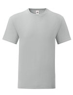 Fruit of the Loom Iconic T-Shirt 100% Baumwolle, Fashion Fit, Natural M, F130 – Zinc (Solid)