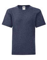 Fruit of the Loom Kids' Iconic T-Shirt Slim-Passform Baumwolle, White 104, F130K – Chine Marine