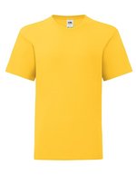 Fruit of the Loom Kids' Iconic T-Shirt Slim-Passform Baumwolle, White 104, F130K – Tournesol
