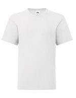 Fruit of the Loom Kids' Iconic T-Shirt Slim-Passform Baumwolle – White