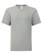 Fruit of the Loom Kids' Iconic T-Shirt Slim-Passform Baumwolle, White 104, F130K – Zinc (Uni)