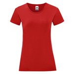 Fruit of the Loom T-Shirt Iconic – Baumwolle, Rundhals für Damen, White XS, F131 – Bild 3