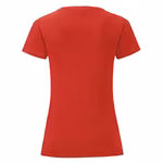 Fruit of the Loom T-Shirt Iconic – Cotone, Girocollo da Donna, White XS, F131 – immagine 4