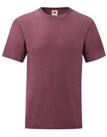 Fruit of the Loom Valueweight T Black S (F140), F140 – Heather Burgundy