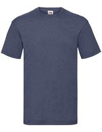 Fruit of the Loom Valueweight T Black S (F140), F140 – Vintage Heather Navy