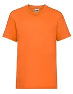 Fruit of the Loom Kids´ Valueweight T Natural 128 (F140K), F140K – Orange