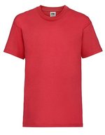 Fruit of the Loom Kids´ Valueweight T Natural 128 (F140K), F140K – Rouge