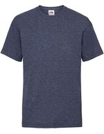 Fruit of the Loom Kids´ Valueweight T Natural 128 (F140K), F140K – Vintage Chine Marine