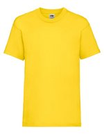 Fruit of the Loom Kids´ Valueweight T Natural 128 (F140K), F140K – Jaune