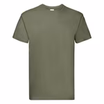 Fruit of the Loom Super Premium T-Shirt aus Baumwolle, Light Graphite (Solid) M, F181 – Bild 1