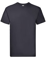 Fruit of the Loom Super Premium T-Shirt aus Baumwolle, White S, F181 – Profond Marine