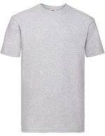 Fruit of the Loom Super Premium T-Shirt aus Baumwolle, White S, F181 – Chine Gris
