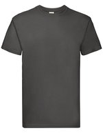 Fruit of the Loom Super Premium T-Shirt aus Baumwolle, White S, F181 – Clair Graphite (Uni)