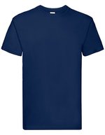 Fruit of the Loom Super Premium T-Shirt aus Baumwolle, White S, F181 – Marine