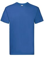Fruit of the Loom Super Premium T-Shirt aus Baumwolle, White S, F181 – Bleu royal