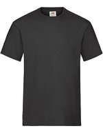 Fruit of the Loom Heavy Cotton T-Shirt mit Rundhalsausschnitt – Black