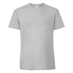 Ikonisches Rundhals-T-Shirt aus Baumwolle – Ash (Heather)