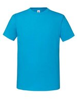 Ikonisches Rundhals-T-Shirt aus Baumwolle – Azure Blue