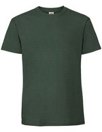Ikonisches Rundhals-T-Shirt aus Baumwolle – Bottle Green