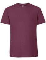 Ikonisches Rundhals-T-Shirt aus Baumwolle – Burgundy