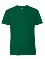 Fruit of the Loom Ikonisches Rundhals-T-Shirt aus Baumwolle, Azure Blue S, F185 – College Vert