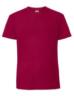 Fruit of the Loom Ikonisches Rundhals-T-Shirt aus Baumwolle, Azure Blue S, F185 – Cranberry