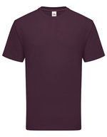 Fruit of the Loom Ikonisches Rundhals-T-Shirt aus Baumwolle, Azure Blue S, F185 – Fonce Prune