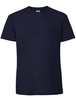 Fruit of the Loom Ikonisches Rundhals-T-Shirt aus Baumwolle, Azure Blue S, F185 – Profond Marine
