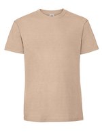 Fruit of the Loom Ikonisches Rundhals-T-Shirt aus Baumwolle, Azure Blue S, F185 – Desert Sable